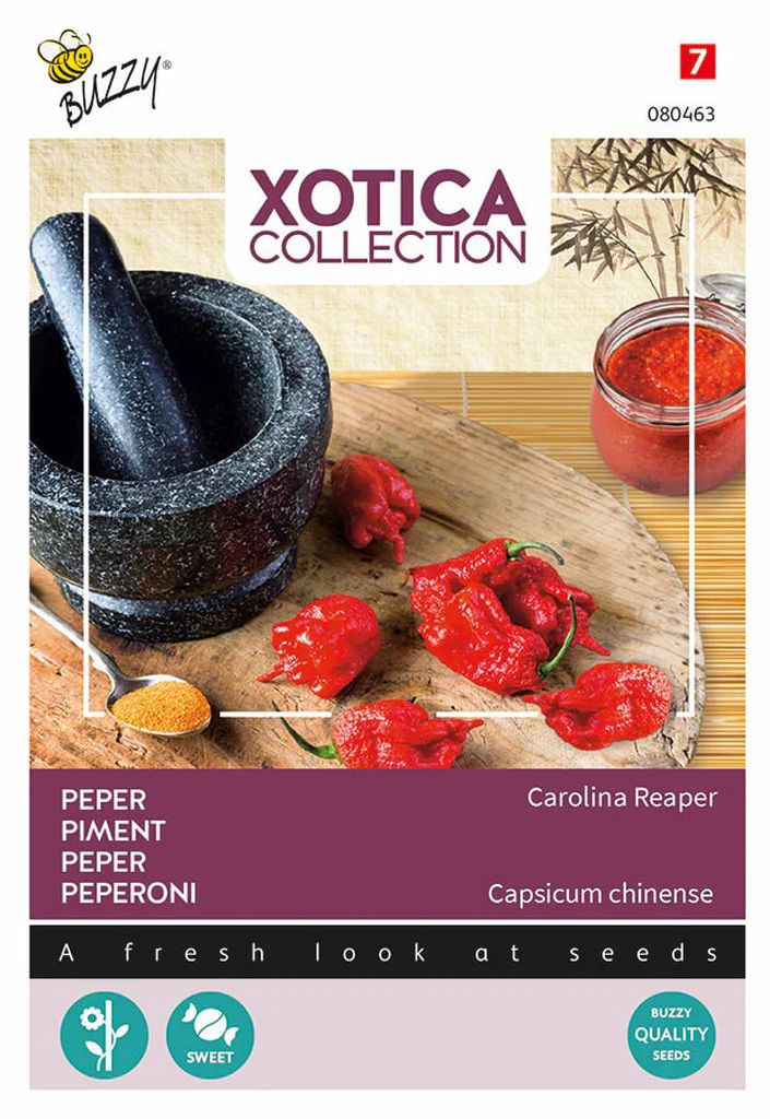 Chili Carolina Reaper Samen - Extrem scharfe Chili Saatgut, Capsicum chinense Chili Carolina Reaper Samen - Extrem scharfe Chili Saatgut, Capsicum chinense